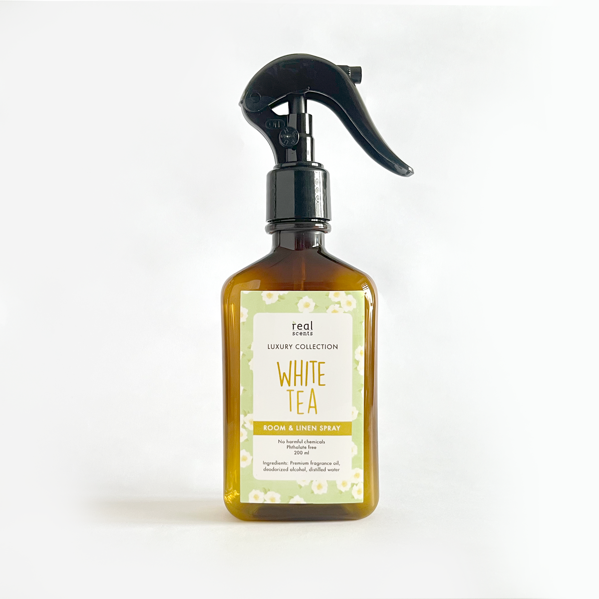 White Tea Room and Linen Spray 200ml – Real Scents